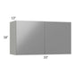 RTA Milan Grey Gloss 33" x 18" Wall Cabinet