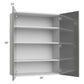 RTA Milan Grey Gloss 33" x 42" Wall Cabinet