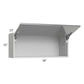 RTA Milan Grey Gloss 36" x 15" Lift-Up Door Wall Cabinet