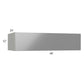 RTA Milan Grey Gloss 48" x 12" x 24" Lift-Up Door Wall Cabinet with 1 Finished Side