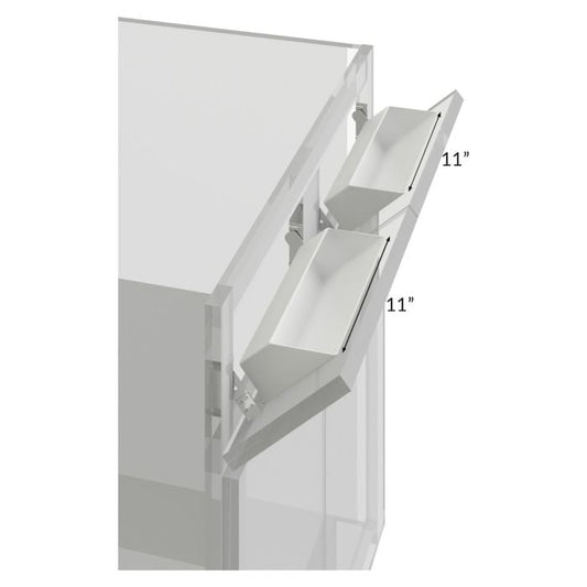 RTA Milan White Gloss 11" Tilt Out Tray