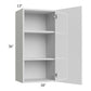 RTA Milan White Gloss 18" x 36" Wall Cabinet-Left Hinged