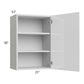 RTA Milan White Gloss 21" x 30" Wall Cabinet-Right Hinged