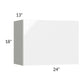 RTA Milan White Gloss 24" Countertop Wall Appliance Cabinet
