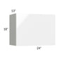 RTA Milan White Gloss 24" x 18" Lift-Up Door Wall Cabinet