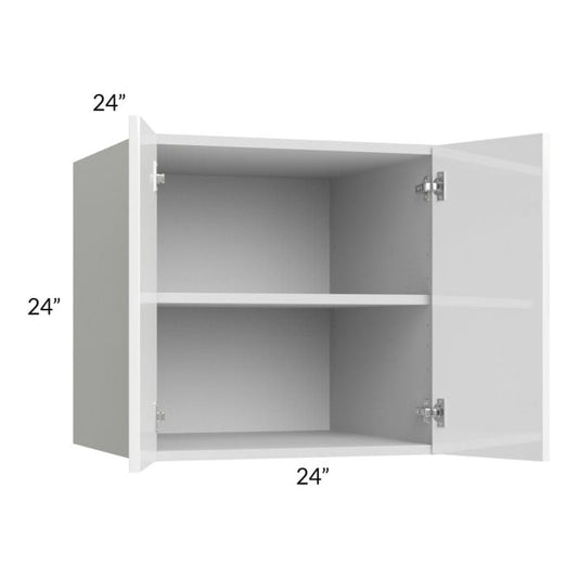 RTA Milan White Gloss 24" x 24" x 24" Wall Cabinet