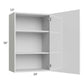 RTA Milan White Gloss 24" x 36" Wall Cabinet (1 door)-Right Hinged with 2 Finished Sides