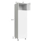 RTA Milan White Gloss 24" x 90" Double Oven Cabinet