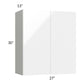 RTA Milan White Gloss 27" x 30" Wall Cabinet