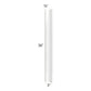 RTA Milan White Gloss 3" x 3" x 36" Corner Filler