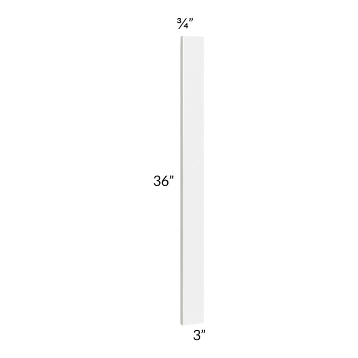 RTA Milan White Gloss 3" x 36" Wall Filler