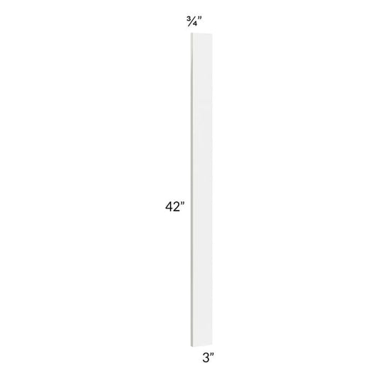 RTA Milan White Gloss 3" x 42" Wall Filler
