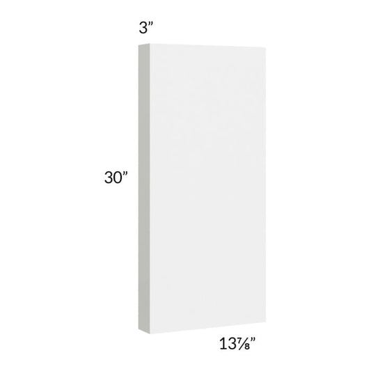 RTA Milan White Gloss 30" Wall Column
