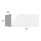 RTA Milan White Gloss 30" x 12" x 24" Wall Cabinet