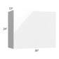 RTA Milan White Gloss 30" x 24" Wall Cabinet