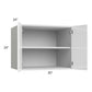 RTA Milan White Gloss 30" x 24" x 24" Wall Cabinet with 2 Finished Sides