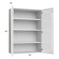 RTA Milan White Gloss 30" x 42" Wall Cabinet with 1 Finished Side