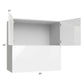 RTA Milan White Gloss 30" x 42" x 21" Microwave Wall Cabinet