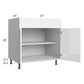 RTA Milan White Gloss 33" Base Cabinet with 2 Finished Sides