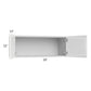 RTA Milan White Gloss 33" x 12" Wall Cabinet with 1 Finished Side
