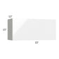 RTA Milan White Gloss 33" x 15" Lift-Up Door Wall Cabinet