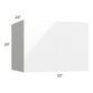 RTA Milan White Gloss 33" x 24" x 24" Wall Cabinet