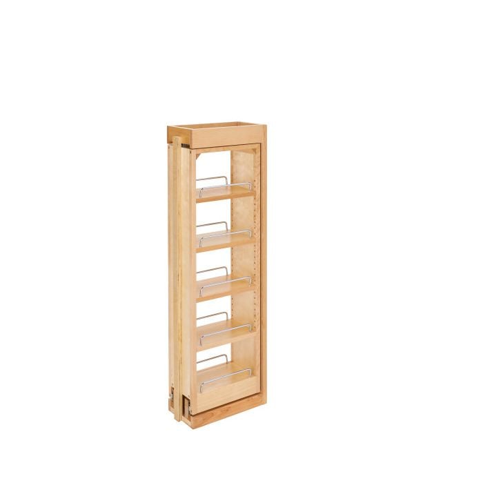 RTA Milan White Gloss 36" Tall by 6" Wide Wall Filler Organizer