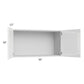 RTA Milan White Gloss 36" x 18" Wall Cabinet with 1 Finished Side