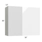 RTA Milan White Gloss 36" x 30" Blind Corner Wall Cabinet-Right-Hinged Door on Left with 2 Finished Sides