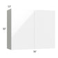 RTA Milan White Gloss 36" x 30" Wall Cabinet