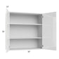 RTA Milan White Gloss 36" x 36" Wall Cabinet with 2 Finished Sides