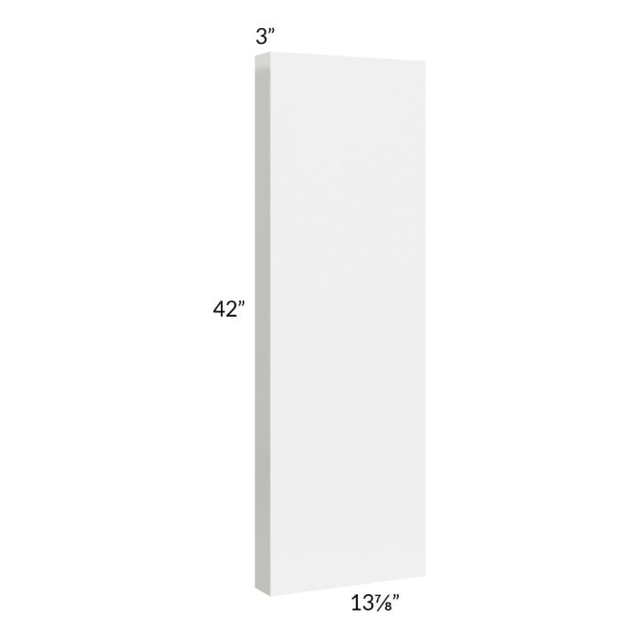 RTA Milan White Gloss 42" Wall Column