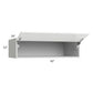RTA Milan White Gloss 42" x 12" x 24" Lift-Up Door Wall Cabinet