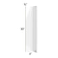 RTA Milan White Gloss 6" x 6" x 30" Corner Filler