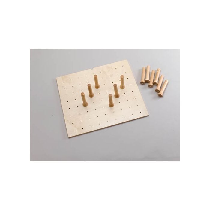 RTA Milan White Gloss Drawer Peg System with Wood Pegs for 30" and 33" Wide Base Cabinet