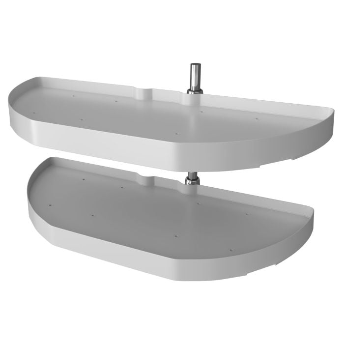 RTA Milan White Gloss Lazy Susan For Blind Corner Cabinet