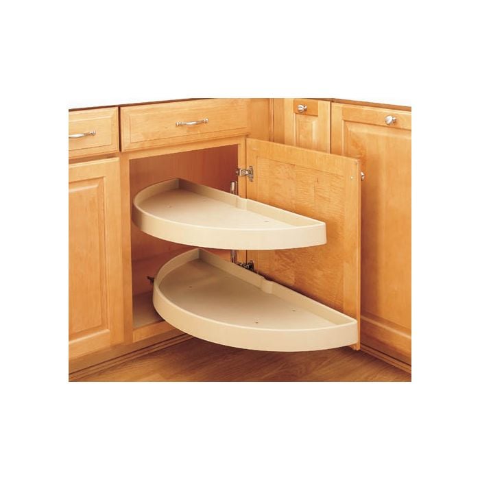 RTA Milan White Gloss Lazy Susan For Blind Corner Cabinet