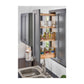 RTA Milan White Gloss Pullout Shelving System - Fits a 12" Wide Wall Cabinet