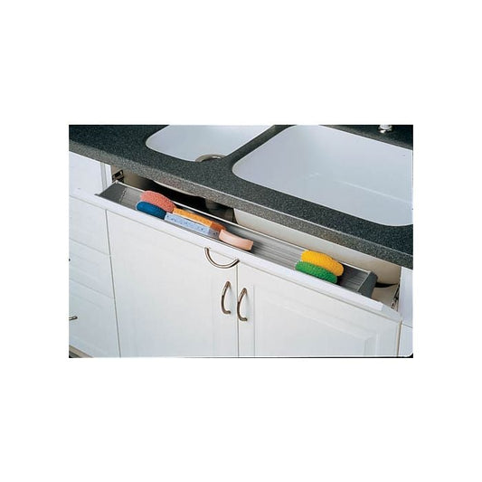 RTA Milan White Gloss Trimmable Tilt Out Tray for Sink Base