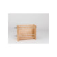 RTA Milan White Gloss Vertical Door Rack Fits a 18" Wide Wall or Base Cabinet