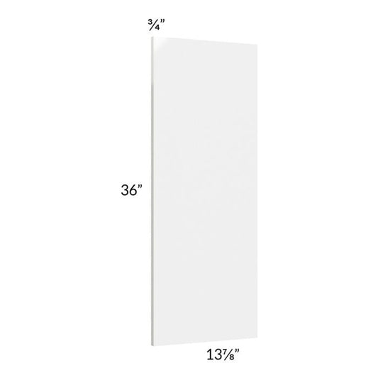 RTA Milan White Gloss Wainscot 36" Wall Panel