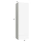 RTA Milan White Matte 18" x 60" x 15" Wall Cabinet-Left Hinged with Drawers