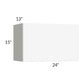 RTA Milan White Matte 24" x 15" Lift-Up Door Wall Cabinet with 2 Finished End Panels