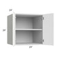 RTA Milan White Matte 24" x 24" x 24" Wall Cabinet with 2 Finished End Panels