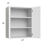 RTA Milan White Matte 24" x 30" Wall Cabinet