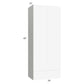 RTA Milan White Matte 24" x 60" x 15" Wall Cabinet Hinged with Drawers