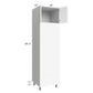 RTA Milan White Matte 24" x 90" Double Oven Cabinet