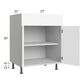 RTA Milan White Matte 27" Vanity Base Cabinet