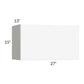 RTA Milan White Matte 27" x 15" Lift-Up Door Wall Cabinet with 1 Finished End Panel