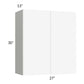 RTA Milan White Matte 27" x 30" Wall Cabinet